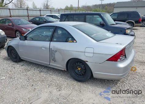 2004 Honda Civic Lx из США, поврежденный, VIN 1HGEM22594L074053